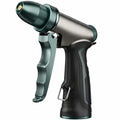 Pistolet d'arrosage 20 x 14 cm en ABS noir et vert avec poignée ergonomique réglable