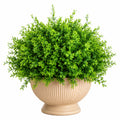 Plante verte artificielle en pot 42 cm feuillage plastique vert décoration intérieure