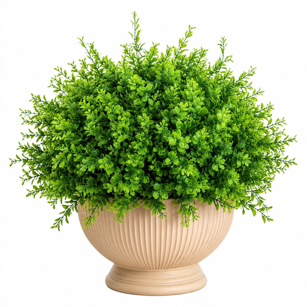 Plante verte artificielle en pot 42 cm feuillage plastique vert décoration intérieure